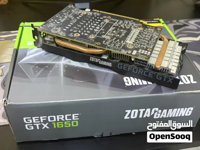 ZOTAC GAMING GeForce GTX 1650 4GB للبيع كرت شاشة / Graphics card for sale