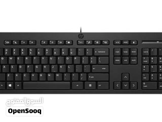 كيبورد اتش بي مكتبي اصلي سلكي ديسكتوب HP 125 OFFICE DESKTOP WIRED KEYBOARD USB