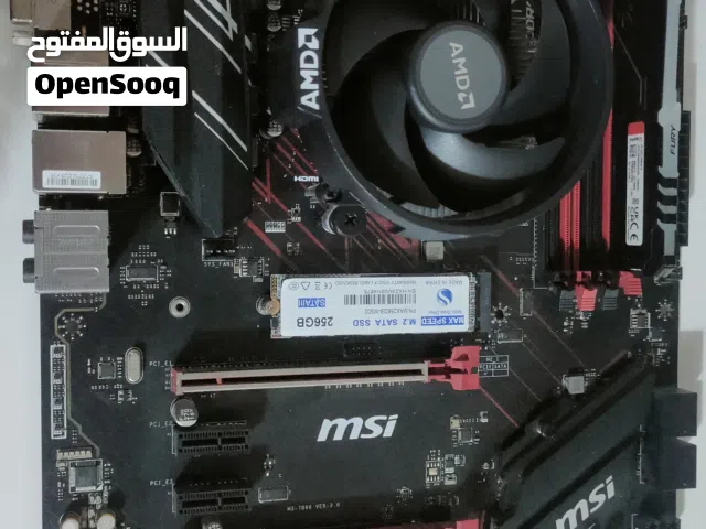 معالج Ryzen 7 2700x كلش نضيف و اذا تريد كومبو موجود  سعر المعالج 100 الف