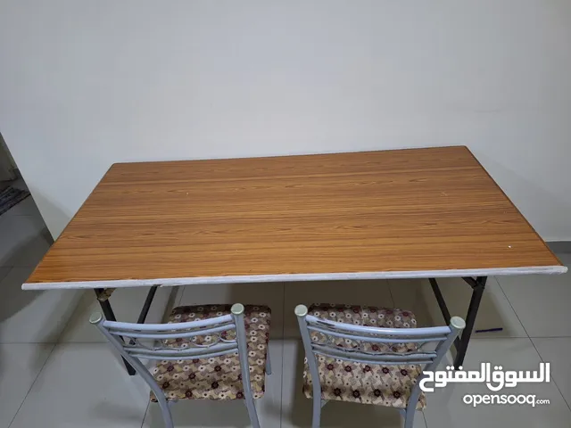 Big table with 2 chairs