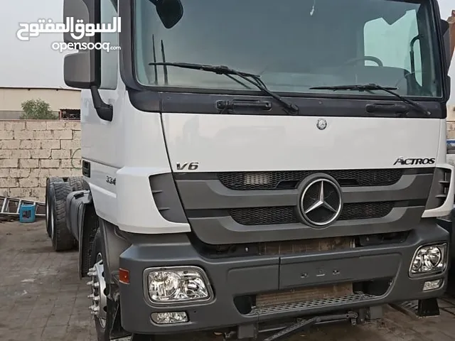 Mercedes Truck 6X4 Actross 3341 Model 2011 Tanker , Dump Truck , Mixer , Craine شاحنة مرسيدس اكتروس