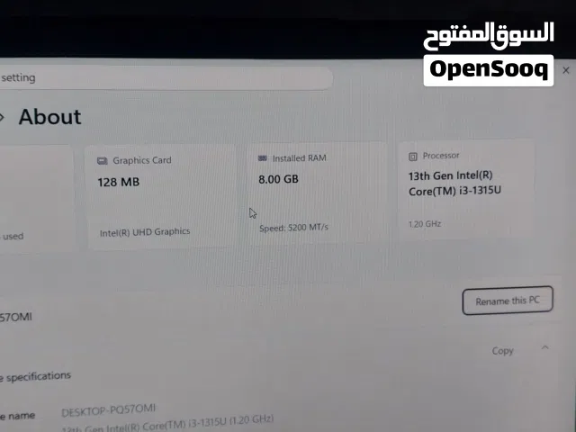 Lenovo V15 G5 IRL gen 13 core i3