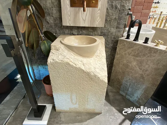 نحت يدوي حجر طبيعي مغاسل ديكورات