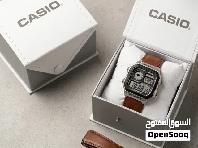 ساعة كاسيو الرقمية موديل AE-1200WHL-5AV من سلسلة "Casio Royale"