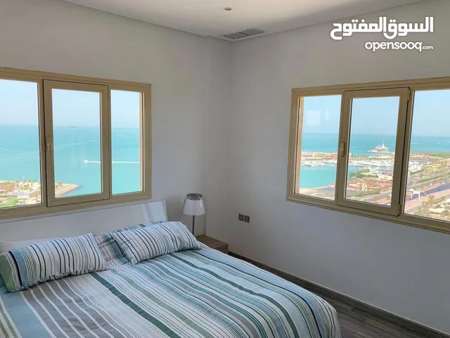 شقة سكنية للايجار فى Byblos complex السالميةقطعة9 دور15(Sea view)