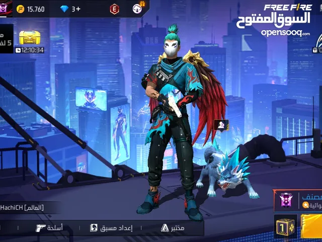 حساب فري فاير للبيع 55$