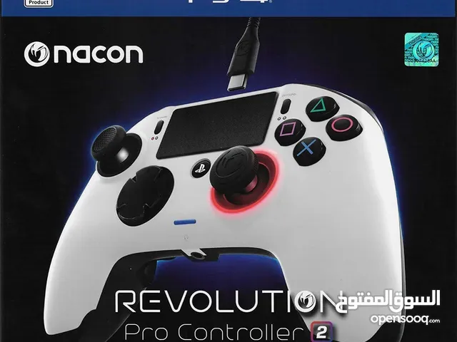 nacon revolution 2 pro يده تحكم احترافيه اتصال سلكي فقط كيبل تايب سي تعمل على الحاسبه والبلي فور