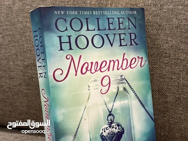 Book called November 9 by Colleen Hoover