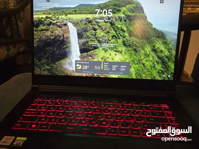 MSI GF63 Thin 10UC – i7 10750H RTX 3050 16GB RAM 256 SSD + 1TB HDD – Excellent Condition