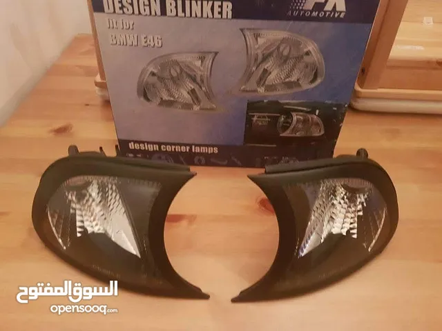 متوفر غمازات أمامية BMW البسة E46 كوبيه واربع ابواب جداد بالكرتونة