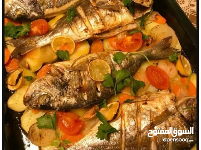 سمك مشو او مقلي