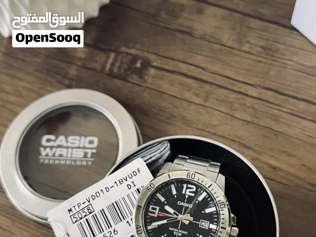 ساعة ماركة كاسيو CASIO الأصلية جديدة كليًا
