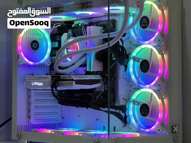 Full White i5 12th RTX 3060Ti 1TB NVME Watercooled GAMING PC بيسي قيمنق كامل ابيض يشغل جميع الالعاب!