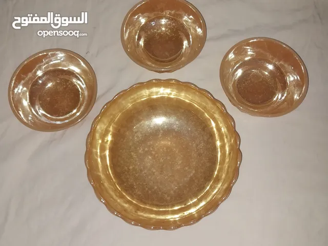 طقم صحون عسلى