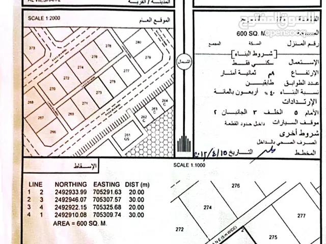 Residential Land for Sale in Al Sharqiya Wadi Bani Khalid