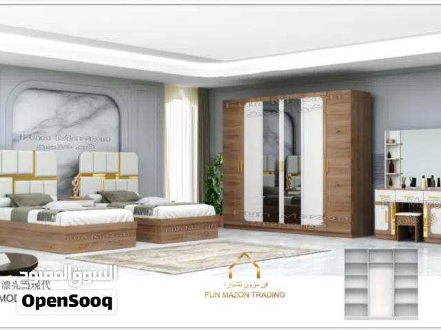 غرف نوم اطفال 2 سرير 200 في 120 شامل التركيب والدوشق الطبي