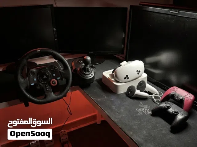 Full kit of Logitech G29 Wheel + Meta Quest 3S VR + 2x PS5 Controllers