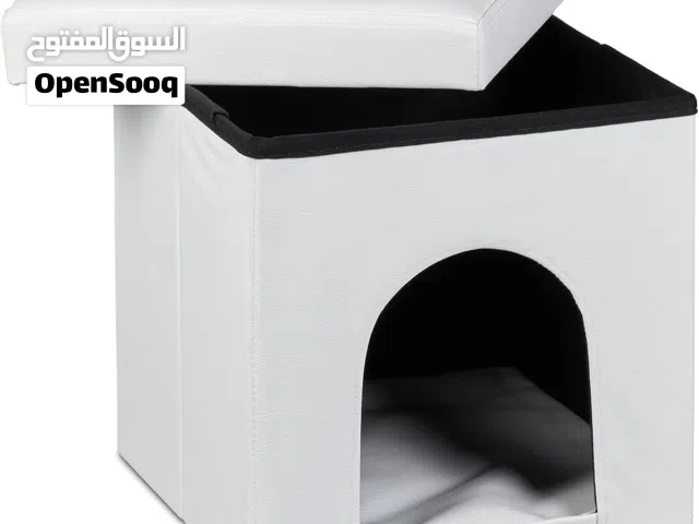 كوخ قطة او كلب جلد حجم عملاق - 65x45x45 بأعلى جوده بأقل سعر بالمملكه من الاخطبوط