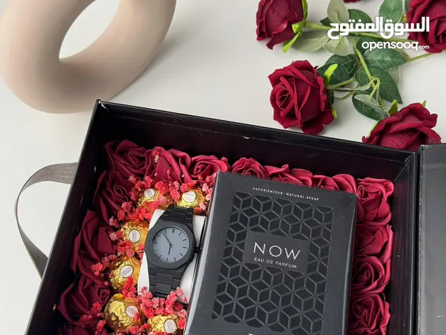 بكج مميز ساعة وعطر New الرجالي الفخم برائحة الفخمة