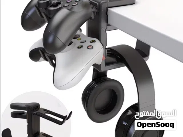 حامل سماعات الالعاب 3في1 لون اسود