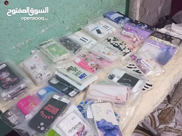 موبايل وتابلت واقي شاشه وكفرات 52 كفر جديد ومتنوع للبيع تعزيلة محل