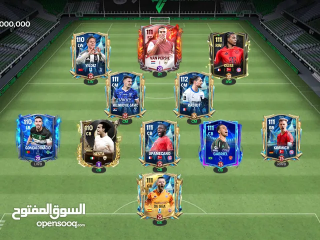 حساب اف سي موبايل للبيع ( اوفر 111 )