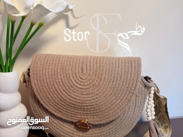 حقيبة كتف من خيوط قطنيه