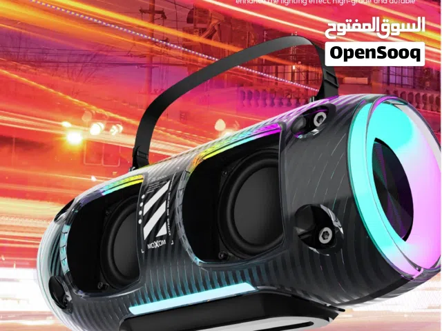 مكبر صوت SK80 موكسوم 30W مع ميكروفون لاسلكي واضاءة RGB تفاعلية