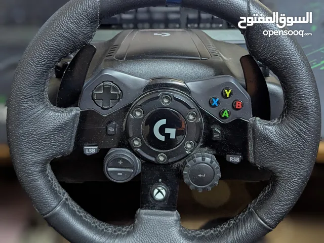 G923 STEERING WHEEL BY LOGITECH FOR ستيرينس لوجيتيك جي 923 مستعمل AND PC