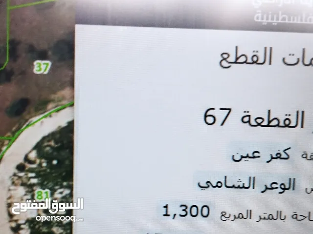 Residential Land for Sale in Ramallah and Al-Bireh Kafr Ein