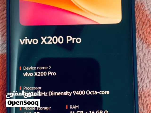 vivo x 200 pro Global version 512 GB