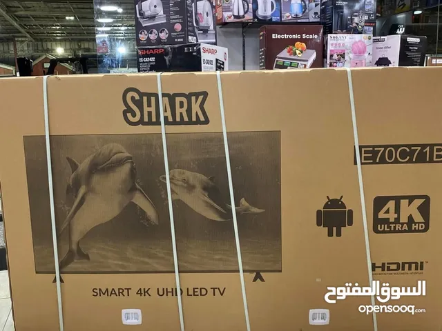 تلفزيون 70 بوصة جديد للبيع نوع شارك 1850 شيكل