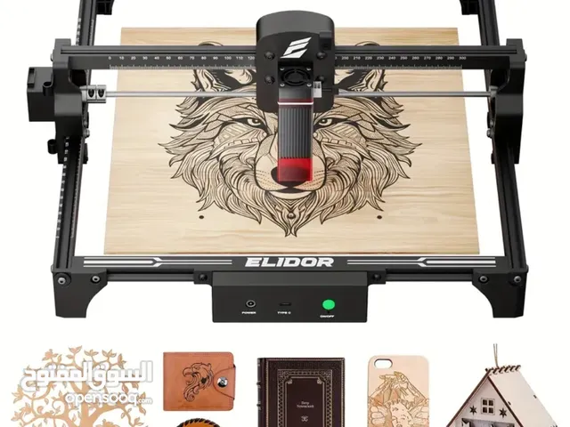 ماكينة نقش ليزر احترافية 6W – للخشب، جلد، زجاج ومعادن CNC Laser Engraver Machine