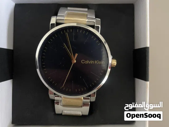 Calvin Klein two-tone stainless steel quartz size 44