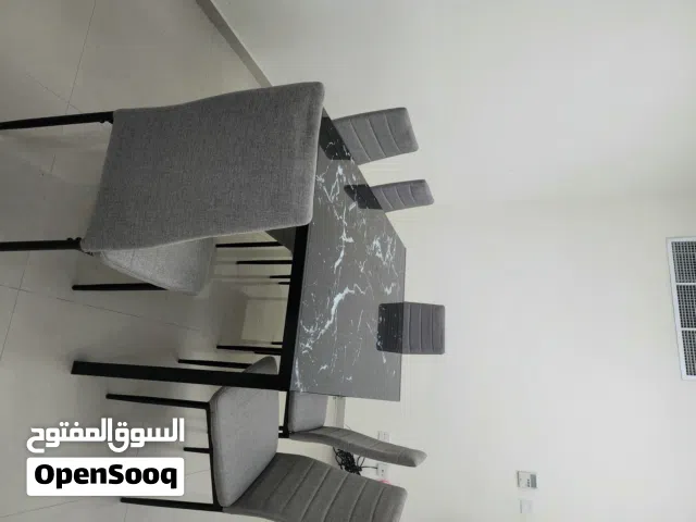 # طاولة طعام مع 6 كراسي من بان هوم السعر 530 درهم  # Dining table with 6 chairs from Pan Home, price