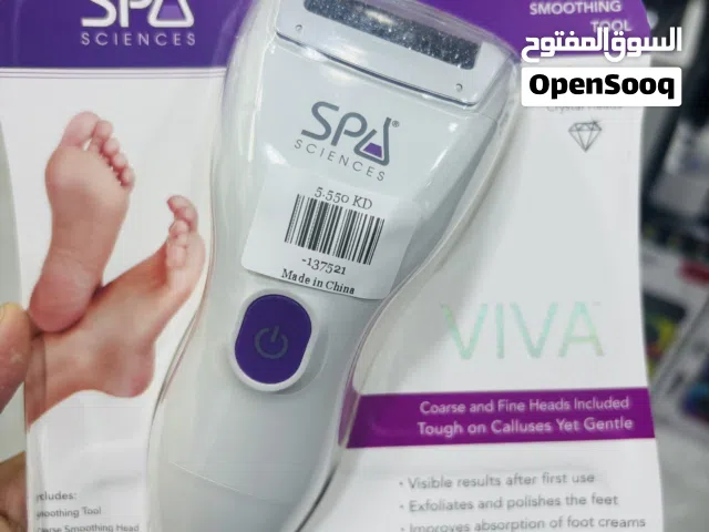 2in1 combo —Spa sciences rechargable wet/dry foot smoothing tool  —Selfie stick