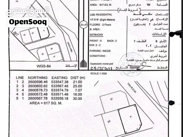 ارض سكنية للبيع ( نيابة الحوقين / طوي البدو )