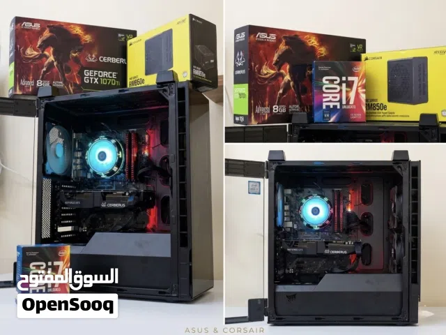 GAMING PC. i7-7700k , GTX 1080TI , 32GB DDR4 3600mt/s , 128SSD , 1TB HDD , CORSAIR CASE WITH AUDIO