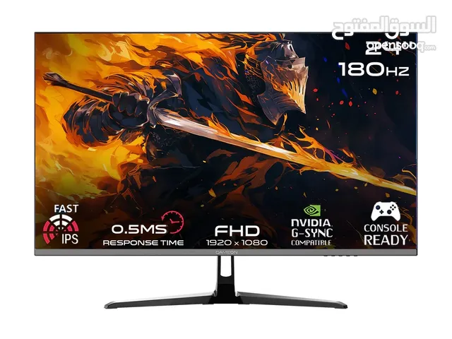 Game on 24 inch 180hz 0.5ms MPRT شاشة كيم اون بيسي و كونسل مواصفات عالية بسعر مناسب جدا الشاشة جديده