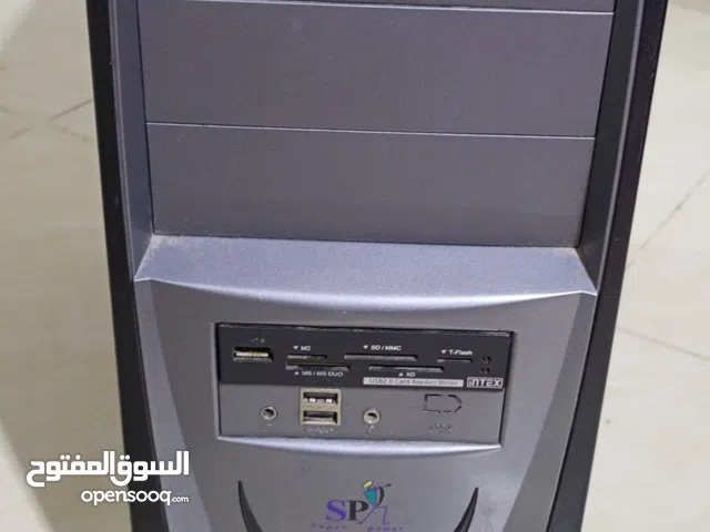 كمبيوتر للبيع اداء ممتاز معالج i3 وكرت شاشة خارجي نفيديا مع شاشة 19 انش هدية