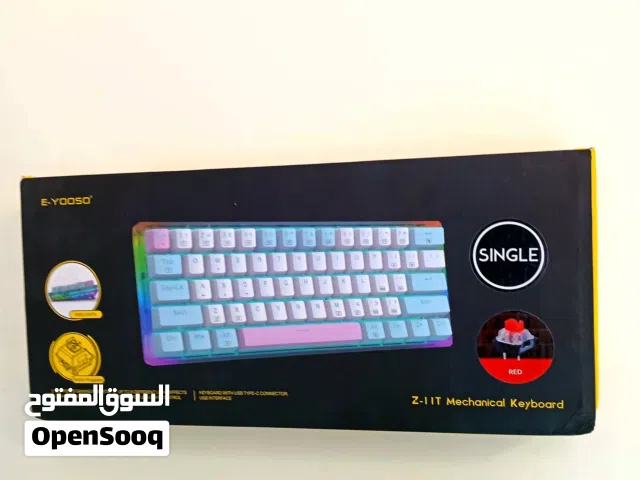 للبيع كيبورد ميكانيكي E-Yooso z11 t ريد سويتش بسعر 8 ريال