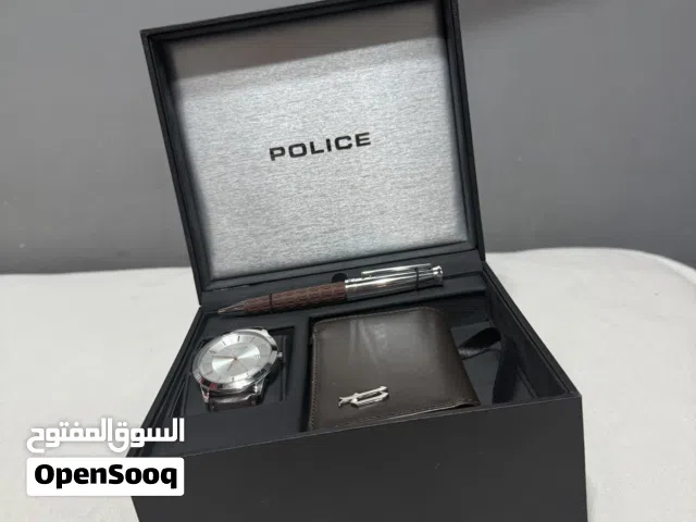 Police watch wallet and pen set