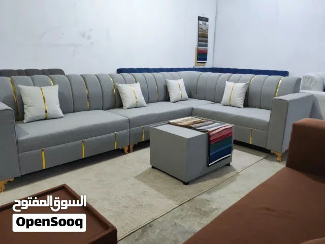 جلسه جديده 7 أشخاص مع طاوله وسط ومخاد