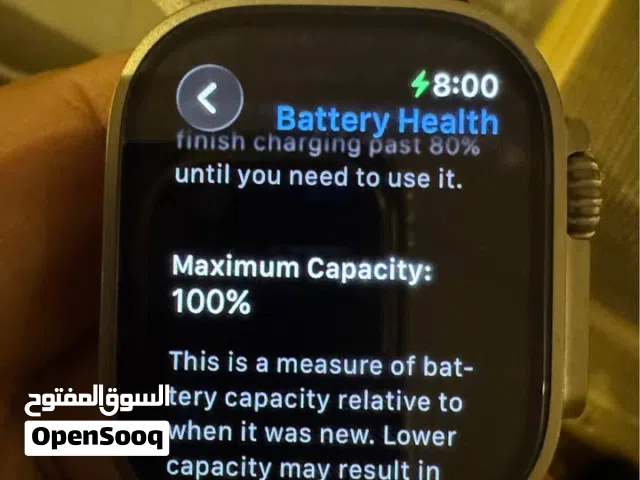 iwatch ultra 1 cellular 100% battery