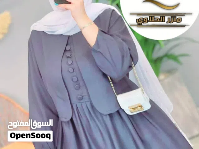 فستان تركي فاخر أناقة و جمال كوني مميزة معنا  فستان داخلي كت +جكت  خامه كتان فاخر مريح لكل المناسبات