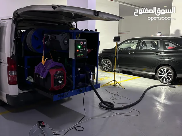 Mobile Car Wash Skid Setup for Sale w/Optional Toyota Hiace Van