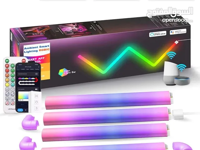 اضاءة جميلة وانيقة  Smart RGB Led Strip المميز مع إمكانية التحكم بالموسيقى