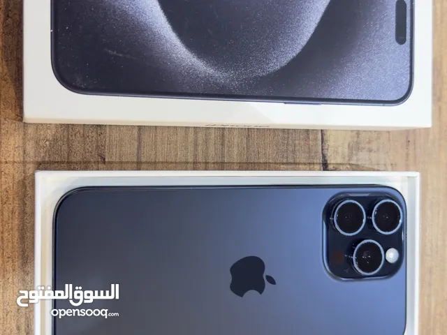 I Phone 15 pro max 256GB لون نيلي مستعمل قليل كلش