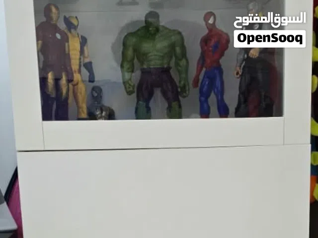 Ikea cupboard with doors and clear glass