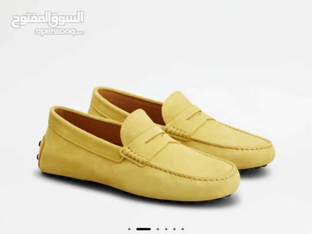Original Tod’s Gommino Yellow Suede Loafers